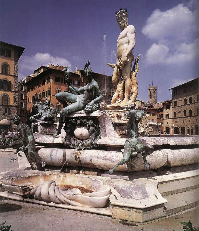 AMMANATI, Bartolomeo Fountain of Neptune oil painting image